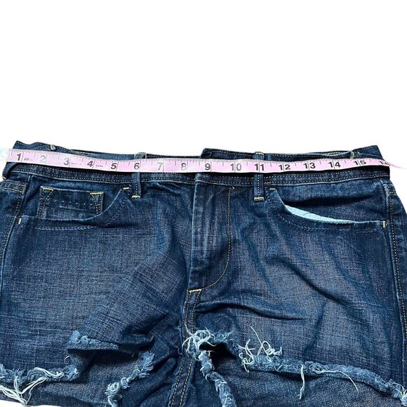 Y2K Old Navy Mid Rise Cut Off Shorts Size 8 - Picture 3 of 7